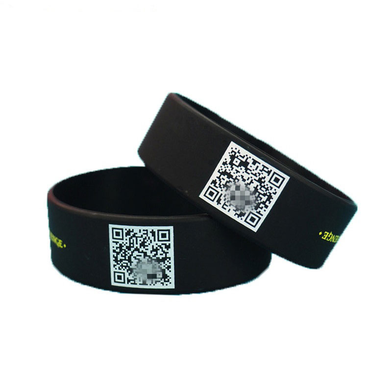 QR Code Silicone Wristband Devote Silicone