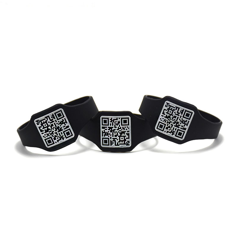 QR Code Silicone Wristband Devote Silicone