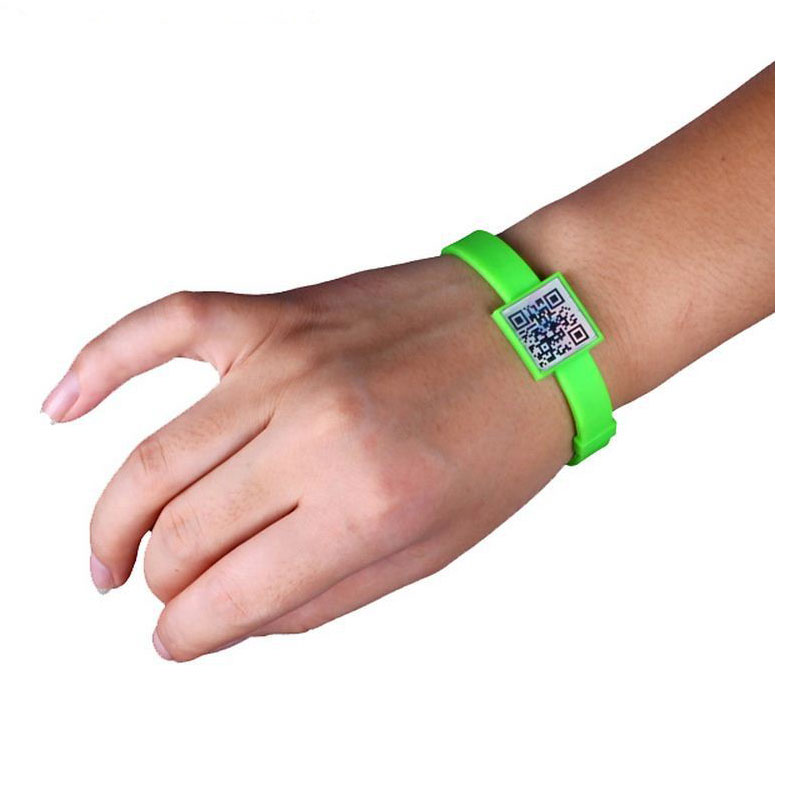 QR Code Silicone Wristband Devote Silicone